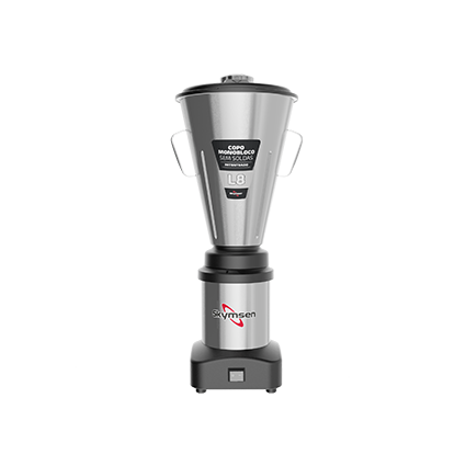 L8 - Liquidificador Comercial Inox Copo Monobloco Skymsen 127/220V