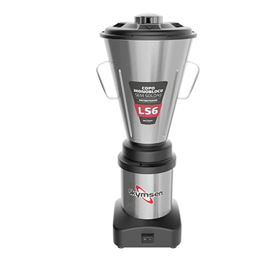 LS6 - Liquidificador Comercial Inox Copo Monobloco Skymsen 127/220V